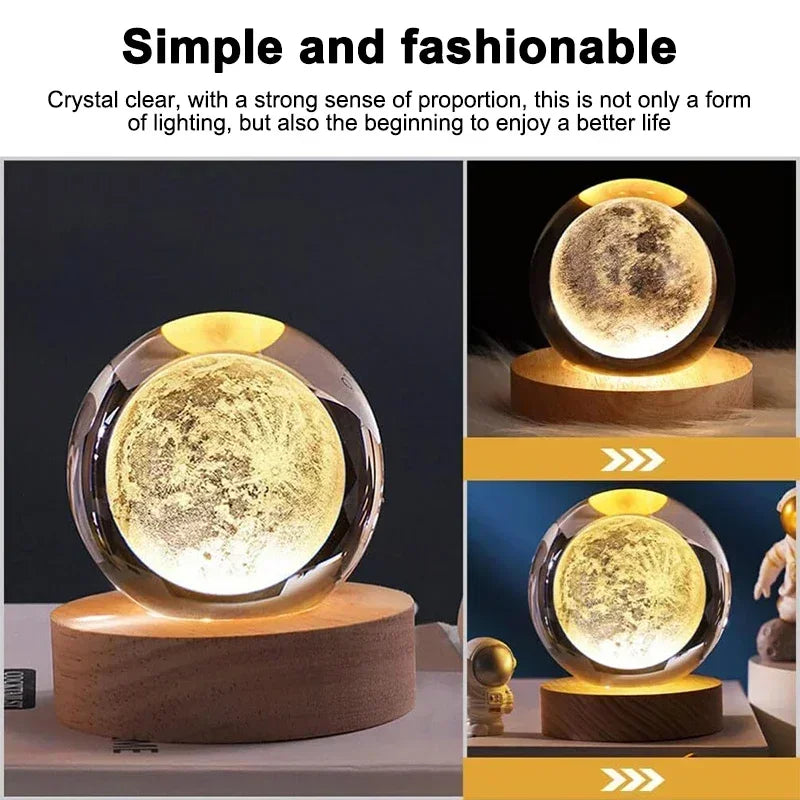 AuraWow™  3D LED Crystal Ball