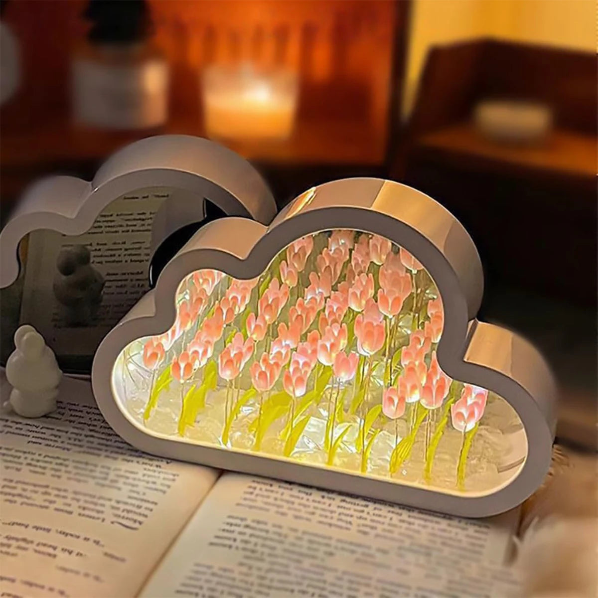 🌷 AuraWow™ – Enchanting Tulip Night Lamp Cloud